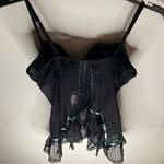Victoria's Secret NWT  Sexy Little Things Lace Corset Bustier Teddy Teal Size 34C Photo 7