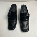Franco Sarto  Women Black Open Back‎ Shoes Size 8W Photo 1