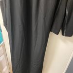 Kingston Grey Medium black ruffle straps, tie on front, empire waist maxi dress Photo 11