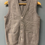 Dingo Vintage Lambswool Blend Sweater Vest Sleeveless Knit Gray Womens Size 36 Photo 0