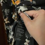 The Kooples  Silk Butterfly Print Lace Up Blouse Photo 6