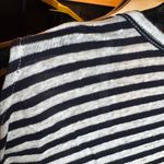 ALL SAINTS Harper Striped Cold-Shoulder Tee Navy / White Size Small Photo 8