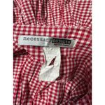 Necessary Objects Vintage Red White Gingham Mini Skirt Size XS Photo 2