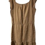 J.Crew Brown Linen Swim Cover Dress Photo 1