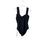 BONDI BORN Women's Black Gwen One Piece Swimsuit Size XL Square Neckline Photo 5
