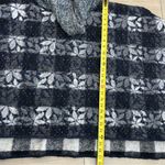 Anthropologie  Wintertide Reversible Floral Buffalo Check Wool Turtleneck Shrug Photo 7