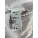 Papaya  Woman Dress M Halter Neck Lined Boho Vacation Preppy Zipper Back Boho Y2K Photo 5