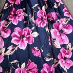Speechless  Navy/Pink Floral Skirt SIZE 1 Photo 1