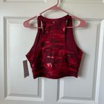 Athleta Ultimate Printed Crop D-DD Red Luxe Camo Camouflage-Size L Photo 1