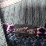Cabin creek Vintage  bubble green knit sweater s Photo 5