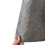 Eileen Fisher  Skirt A-Line Blue & White Railroad Stripe Hemp Skirt Size L Photo 4