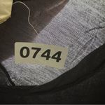 Ramy Brook Apres  Short Sleeve Abstract Blouse Sheer Woman’s Small Black Photo 9