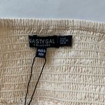 Nasty Gal Cream Halter Bra Top Photo 3