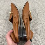Tory Burch  Brown Leather Jessa Loafers Size 8 Horse-bit Equestrian Photo 5