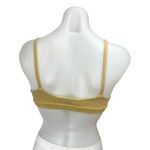 Alo Yoga Yellow Sleeveless Workout Running Athletic Sports Bra Crop Top Size XS Photo 1