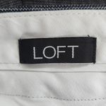  Marisa Linen Blend Dress Pants Size 6 Loft Navy Flare Leg Trousers Photo 6