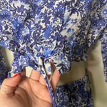 Cara Cara Blue Floral top and maxi skirt set sz S Photo 9