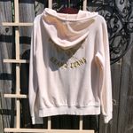 True Religion velour Cream Full zip up hoodie Sweatshirt M Photo 7