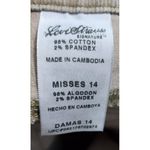 Levi's Levi Strauss Pants Womens Size 14 Khaki Chinos Button Closure Classic Casual Photo 3