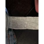 ZARA  Jeans Womens 8 Blue High Rise Straight Leg Distressed Ripped Denim Raw Hem Photo 7