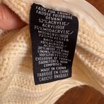 Le chateau  Ivory Cream faux fur shaggy sweater Knit Vest Photo 7