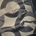 Coach RARE Vintage  Parker Pleated Op Art Signature Black Gray Handbag #13408 Photo 12