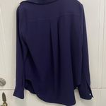 Theory Navy Button Down Shirt Photo 2