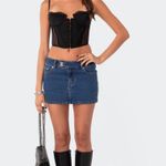 Edikted Black Corset Top Photo 4