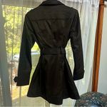 Chic et Jeune olive green trench coat with silver buttons Photo 11