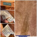 VINTAGE 1990'S CLASSIC COUNTRY KLASSIC KEMPER BROWN SUEDE A Photo 12