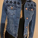 LuLaRoe Denim Blue Stars Jacket XXS Photo 0