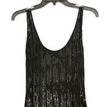 NAEEM KHAN Black Sequin Embellished Beaded Formal Dress XS S Photo 2