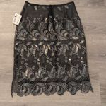 Barami black sequined vintage skirt size 4 Silver Photo 3