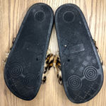 Steve Madden Softey Leopard Faux Fur Slide Sandals Photo 2