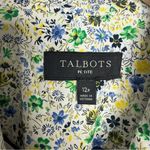Talbots NWOT  Cotton Ditzy Floral Blazer Multicolor Size 12 Petite‎ Photo 4