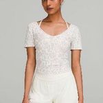 Lululemon Cheeta Camo Antique White Multi Align T-Shirt Photo 1