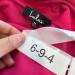 Lulus Dress Womens Medium Best is Yet to Come Fuchsia Pink Backless Mini Photo 5