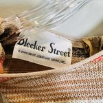 Bleeker Street Vintage 1960s Short Sleeve Midi Knit Dress Women's 8 Tan Coral Brown Photo 3