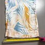 Cynthia Rowley 100% Linen Wide Leg Pants Cropped Tropical Print Flowy Beach Sz L Photo 10