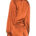 LPA criss cross Blouse In Cherry Brown Size Small Photo 2