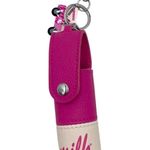 Bath & Body Works NEW  Milk Bar Spray Sanitizer & Lip Holder Keychain Accessory Photo 0