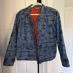 Chico's Vintage  Beaded Denim Jean Jacket Western Photo 0