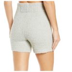 SKIMS  Womens Cozy Boucle Fuzzy Knitted‎ Flat Front Fleece Shorts Gray Size Small Photo 2