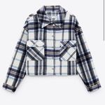 ZARA  cropped plaid overshirt XS Photo 0
