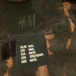 H&M  Black‎ and Tan Tie Dye Sheer Kimono Duster Photo 6