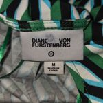 Diane Von Furstenberg  DVF for Target Midi Arrow Geo Green Wrap Dress-In Hand Med Photo 6