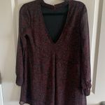 ASTR -  Floral Chiffon Back Cutout Shift Mini Dress Small Photo 13