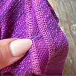 Lululemon Free Flow Crop Diamond Jacquard Space Dye Tender Violet Size 4 Photo 12