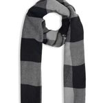 All Saints Buffalo Plaid Wool Blend Scarf Photo 0