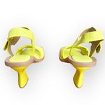 Aerosoles  Crew Buckle Strap Kitten Heel Size 7.5 New Green Sheen Photo 4